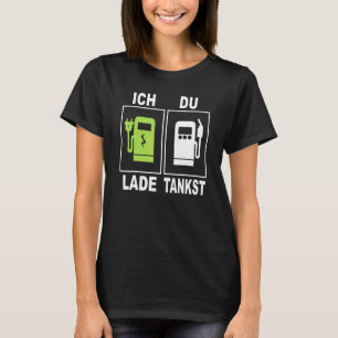 T-shirt Ich Charge Du Tankst Elektromobility Chargement St