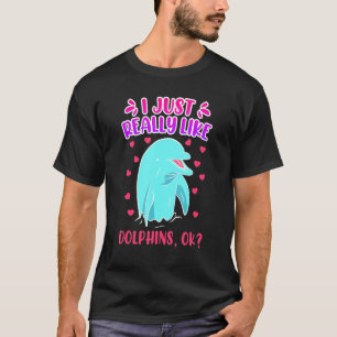 T-shirt Ich Einfach Dolphin Kinder Girls