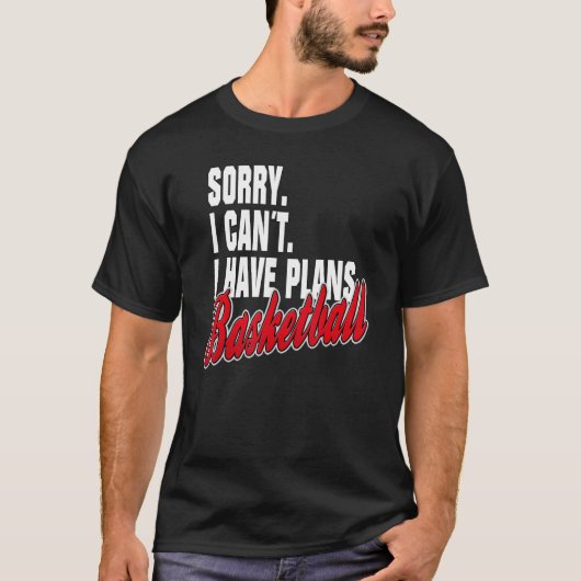 T-shirt Ich Habe Plane Basketball Sayons Statement Outfi (Devant)