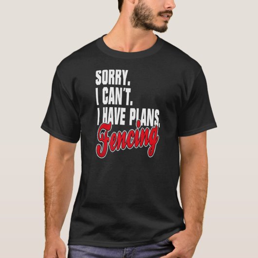 T-shirt Ich Habe Plane Fechter, Déclaration Dit Tenue (Devant)