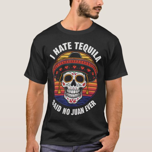 T-shirt Ich He Tequila Mexicain Cinco De Mayo (Devant)