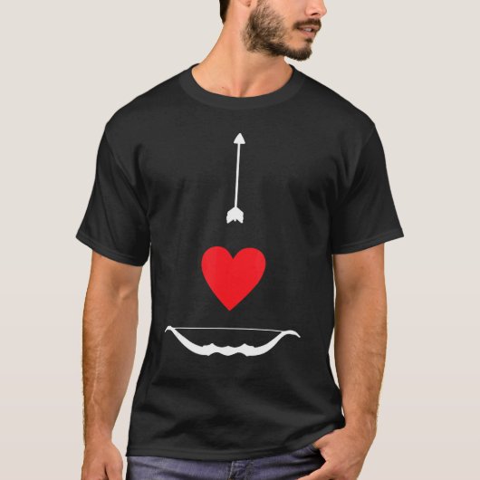 T-shirt Ich Liebe Archery Recurve Bow (Devant)