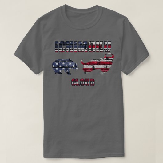 T-shirt Ichimoku Cloudoutlined (Design devant)