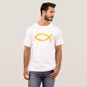T-shirt Ichthus - symbole chrétien de poissons (Devant entier)