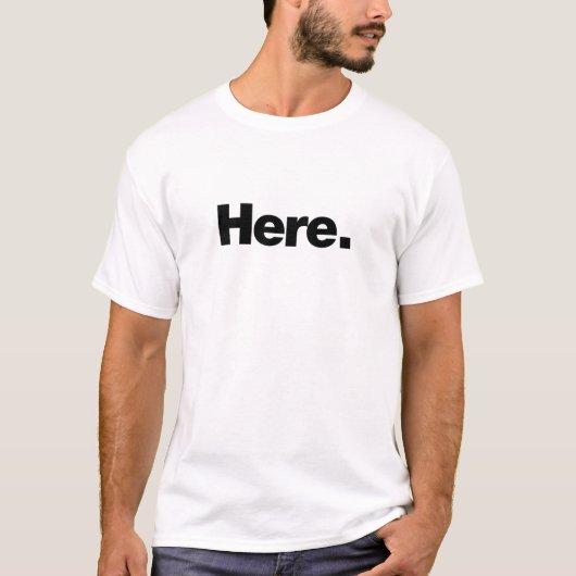 T-shirt Ici (Devant)