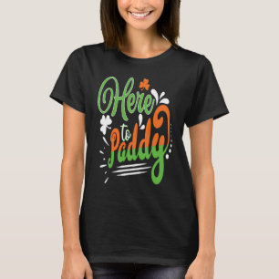 T-shirt Ici À Paddy St Patrick' Day