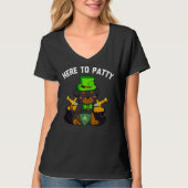T-shirt Ici À Patty Rottweiler Chien D20 Rpg St patrick (Devant)