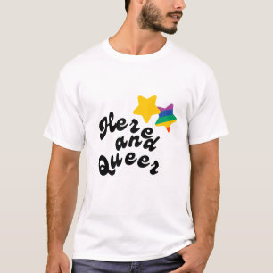 T-shirt Ici et Queer Fierté Unisex Tee