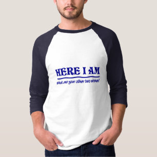 T-shirt Ici je suis chemise - choisir style & couleur