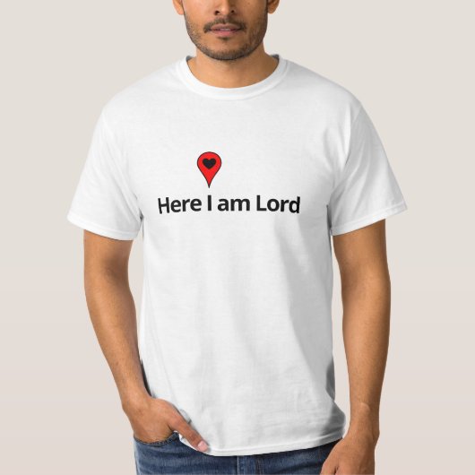 T-SHIRT ICI JE SUIS SEIGNEUR (Devant)