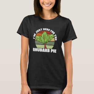 T-shirt Ici juste pour le botaniste végane de la tarte à l