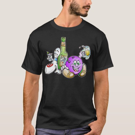T-shirt Ici pour la bière ! (Devant)