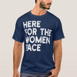 T-shirt ici pour la race féminine