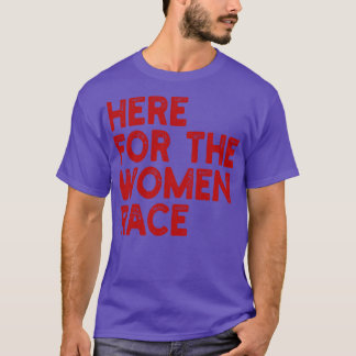 T-shirt ici pour la race féminine 1