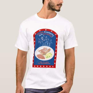 T-shirt Ici pour le Barbecue II
