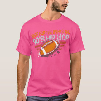 T-shirt Ici Pour Les Boissons Et Hip hop Des Années 90