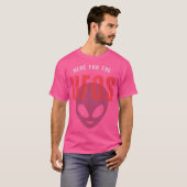 T-shirt Ici Pour L'Ufos (Devant entier)