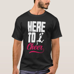 T-shirt Ici Pour Saluer Pom-pom girl Cheerleader