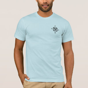 T-shirt Ici se trouvent des Dragons (recto seulement)