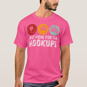 T-shirt Ici seulement pour les branchements Camping Carava