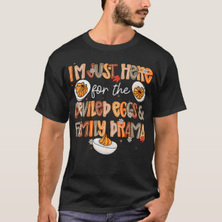 T-shirt Ici Seulement Pour Les Œufs Durs Drame Familial M