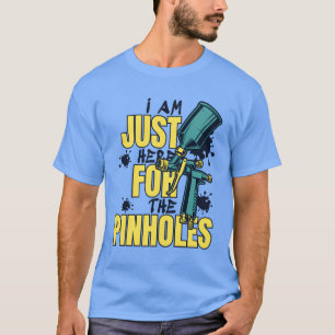 T-shirt Ici seulement pour les trous d'épingle Pulvérisati