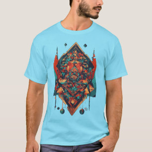 T-shirt Icône Abstraite pour SNOKXINK - Art avant-gardiste
