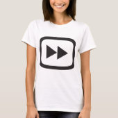 T-shirt Icône Avancer Rapide (Devant)