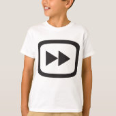 T-shirt Icône Avancer Rapide (Devant)