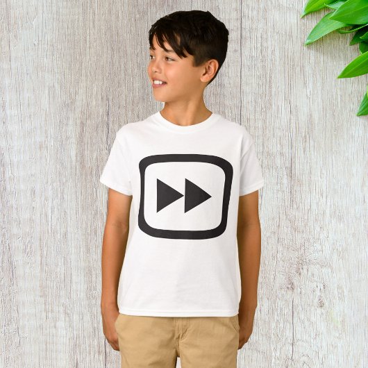 T-shirt Icône Avancer Rapide