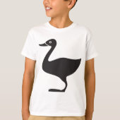 T-shirt Icône Black Duck Bird (Devant)