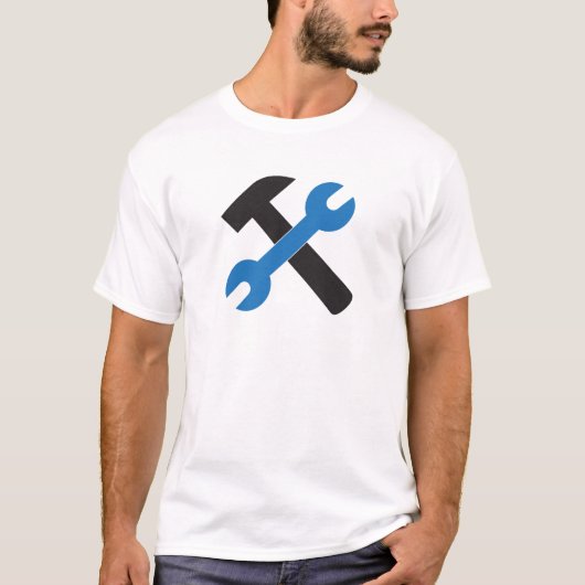 T-shirt Icône Clé et marteau (Devant)