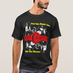 T-shirt Icône de Ba.d Co.mpany Art Rock avec une expressio