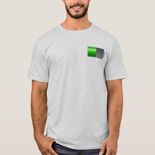 T-shirt Icône de batterie (Devant)
