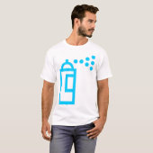 T-shirt Icône de bombe aérosol (Devant entier)