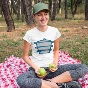 T-shirt Icône de casseroles empilées