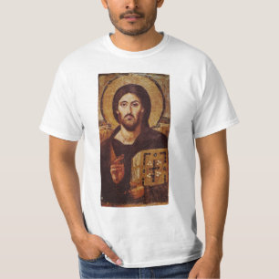 T-shirt Icône de chrétien de Pantocrator de Jésus-Christ
