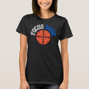 T-shirt Icône de cible en mode Focus Productivité Inspirat