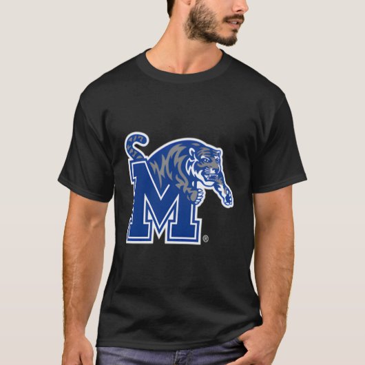T-shirt Icône de la poitrine gauche des tigres de Memphis (Devant)