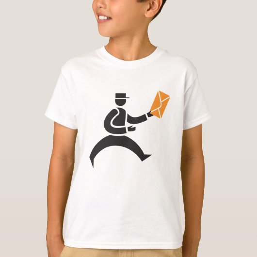 T-shirt Icône de livraison postale (Devant)