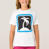 T-shirt Icône de palmier (Devant)