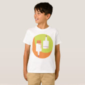 T-shirt Icône de prise USB (Devant entier)