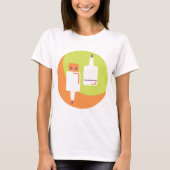 T-shirt Icône de prise USB (Devant)