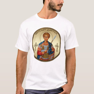 T-shirt icône de Saint Démétrius srb