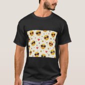 T-shirt Icône de sourire rétro (Devant)