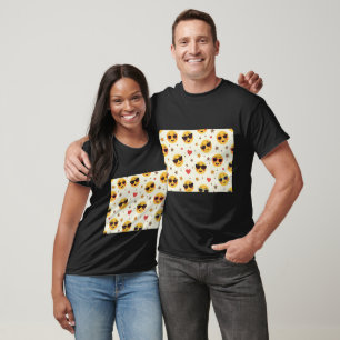 T-shirt Icône de sourire rétro