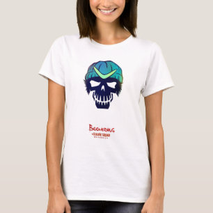 T-shirt Icône de tête de boomerang du peloton   de suici