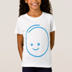 T-Shirt Icône de Tristesse Minimaliste