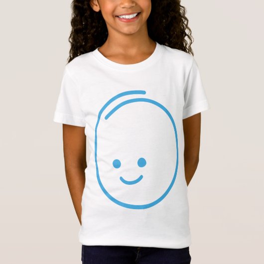 T-Shirt Icône de Tristesse Minimaliste (Devant)