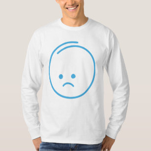 T-shirt Icône de Tristesse Minimaliste